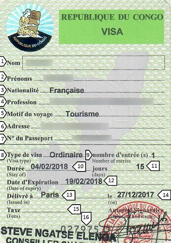 congo brazzaville visa